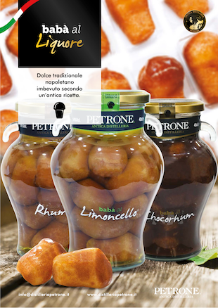 Babà 14% Vol.- Liquore - CONFEZIONE AL GUSTO LIMONCELLO - RHUM - CHOCO RHUM - antica-distilleria-petrone